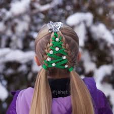 Though one might not immediately see bowie's futuristic imprint on brown's clothing, her signature front hair roll conjures images of sean young's. 62 Of The Most Creative Christmas Hairstyles Ever Bored Panda