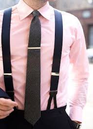Black And Pink Suit Dress Button Black Suspenders Combined With A Light Pink Shirt And Dark Suit Classy Men Style Pink Dress Shirt Men Pink Dress Shirt Suspenders Outfit