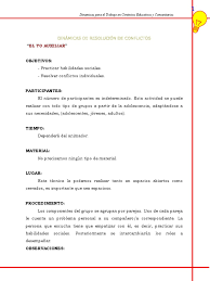 Maybe you would like to learn more about one of these? Manual Dinamicas Para Trabajar En La Comunidad Adultos Conflicto Proceso