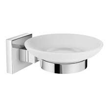 1920 covered soap dish 3d models. Milan Glass Soap Dish With Chrome Holder Victorian Plumbing Uk