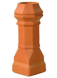 Socket type joints and self. Standard Edwardian Clay Chimney Pot