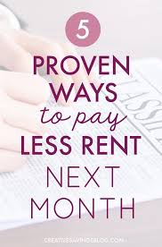 5 Proven Ways To Pay Less Rent Next Month Best Money Saving Tips Help Paying Rent Marriage Advice Books