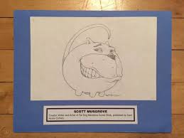 Fat dog mendoza is an animated children's show created by scott musgrove. Scott Musgrove Original Drawing Dark Horse Comics Fat Dog Mendoza Baseman Schorr 1868327274