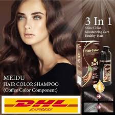 Maybe you would like to learn more about one of these? Meidu Hair Color Shampoo Dark Brown Dark Coffee Cover White Hair Healthy 500ml Ebay