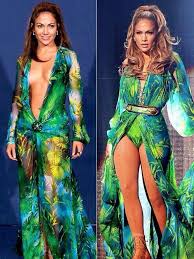 Then And Now Jennifer Lopez Versace Dress Grammy Dresses Versace Dress