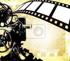 In logo opener/string/intro, after effects, after effects project. Vintage Film Strip Background And Old Projector Fototapete Fototapeten 8 Rampenlicht Hollywood Myloview De