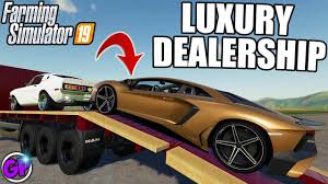 Here are some helpful navigation tips and features. Luxury Car Dealership Fs19 Lamborghini Farming Simulator 19 Mod Garrett Plays Farming Simulator Youtube