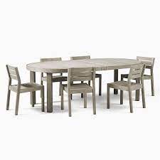 An extendable dining table is a great choice if you're both entertaining large parties and eating at the table with it gives it a rich feeling and looks beautiful when set for holidays. Portside Outdoor Round Expandable Dining Table