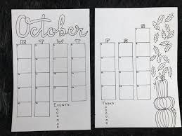 October Bullet Journal Setup Free Printable Bullet Journal Journal Bullet Journal Cover Page