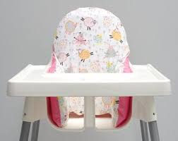 Ewe Must See This Gorgeous Girly Ikea High Chair Cushion Cover Pink Knitting And Prancing Sheep What Could Be More C Ikea High Chair Patio Chairs Diy Chair