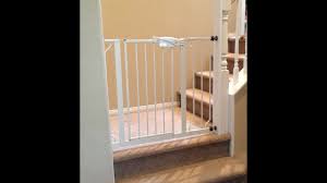 Use your own sound judgement before installing the gate in this. How To Install A Tension Gate On A Banister Youtube