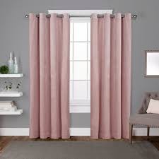 Fully lined and made of high quality fabric, the curtains drape elegantly and will dress any window in. Exclusive Home Velvet Heavyweight Grommet Top Window Curtain Panel Pair Target