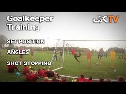 Goalkeeper Training Set Position Angles And Shot Stopping Youtube Goalkeeper Training Goalkeeper Train