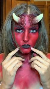 FOLLOW ME ON INSTAGRAM @holasunshinee #31daysofhalloween #halloween #devil  #makeup #foryoupage