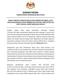 By syaida ismail july 5, 2018, 3:34 pm. Buletin Tv3 Tabung Harapan Malaysia Berjumlah Sebanyak Facebook