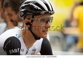 Bilbao Spain July 1 2023 Cyclist Stock Photo 2326934983