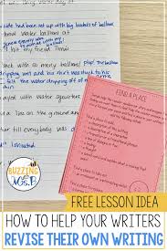 How To Help Your Writers Revise Their Own Writing In 2020 Writing Interventions Teaching Writing Narrative Writing