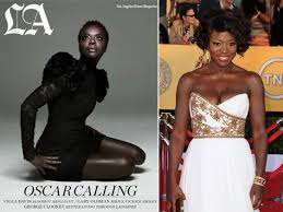Ms Viola Davis Looking Younger Than Her 46 Years Peplum Dress Fashion Look Younger