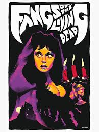 Fangs of the Living Dead / Malenka Movie Art" Poster for Sale by PhilRayArt  | Redbubble