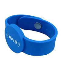 Relógio ajustável RFID PVC pulseira pulseira inteligente ...