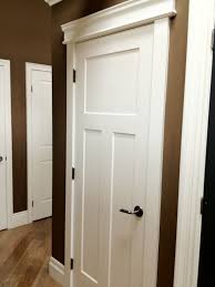 Lowes Inspired Door Casing Styles In White For Elegant Interior Design Ideas Craftsman Interior Doors Interior Craftsman Interior Doors