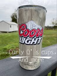 20oz Coorslight Tumbler Coors Light Coors Light Beer Can Custom Tumblers