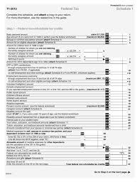 T1 2013 Federal Tax Schedule 1 Eastlink