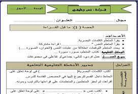 جذاذات نمطية جميع المكونات اللغة العربية المستوى الثالث المنهاج الجديد