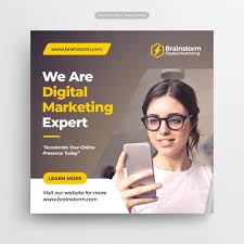 Digital Business Marketing Social Media Post Banner Square Flyer In 2020 Social Media Design Graphics Digital Marketing Design Social Media Design Inspiration