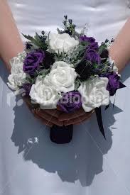 Purple Purple Flower Bouquet Artificial Flowers Wedding Purple Wedding
