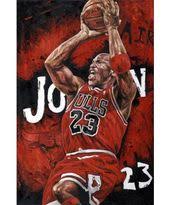 La Critique Est Aisée Et L Art Est Difficile Basketball Player Michael Jordan Legend Canvas Painting Size 24 X 36 Edition Size 99 Pieces Done By A Michael Jordan Art Basketball Art Michael Jordan