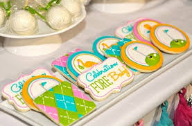 So we chose a baby shower theme that had a similar color scheme as the baby's room. 10 Golf Themed Baby Shower Ideas Baby Shower Golf Baby Showers Golf Baby