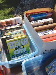 Pile them up to add height in a vignette, or to give more substance to a small decorative object that feels dwarfed it was $3. Tips For A Wildly Successful Yard Sale Making Lemonade Yard Sale Display Garage Sale Tips Garage Sale Organization