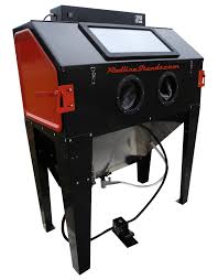 Shot peening cabinet shot peen :camouflaging cylinder head porting. Re70 Clamshell Abrasive Sand Blast Cabinet Redline Stands