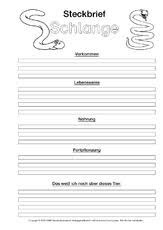 Maybe you would like to learn more about one of these? Steckbrief In Der Grundschule Hus Klasse 3 Grundschulmaterial De