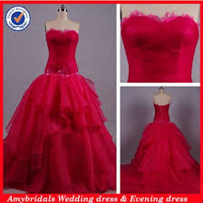Women's ball gown bridal wedding dresses. China 01373 Real Picture Sweetheart A Line Organza Beautiful Red Wedding Dresses For Sale China Wedding Dresses And Wedding Dress 2014 Price
