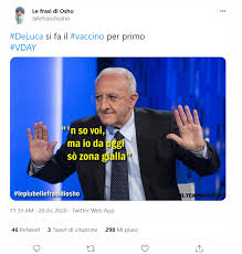 The us had just paused the rollout of the johnson and johnson vaccine, and people are reacting with memes on twitter. Vaccino Covid De Luca Salta La Fila E Sui Social Fioccano Meme