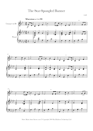 World north america usa star spangled banner. Star Spangled Banner Sheet Music For Trumpet 8notes Com