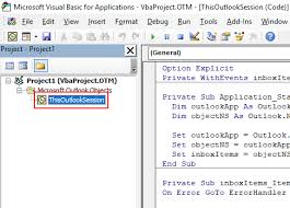 How To Run A Vba Macro When New Mail Is Received In Outlook
