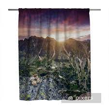 Mountain Landscape Shower Curtain Pixers We Live To Change