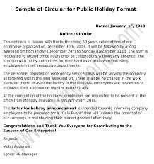 4 november — national unity day. Public Holiday Announcement Mail Notice Memo Format To Staff Hr Letter Formats