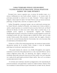 Doc Caracterizare Stefan Gheorghidiu Ultima Noapte De Dragoste Intaia Noapte De Razboi De Camil Petrescu Elena Grigorescu Academia Edu