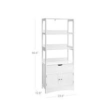 Free building plans and tutorial for building a gorgeous console cabinet with an open shelf on the bottom! 3 Open Shelves Cabinet