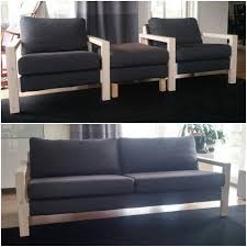 Ikea Karlstad Sofa And Armchair Armrests Hacked Made Out Of Pine And 2 Coats Of Lacquer With A Hint Of White Ikea Karlstad Sofa Karlstad Sofa Ikea
