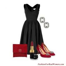 Cocktail Attire For The Holidays Cocktail Attire Red Accessories Outfit Black Dress
