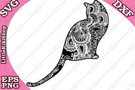 Download New Free Svg Design Stay At Home 32 Mandala Cat Svg Free Svg File