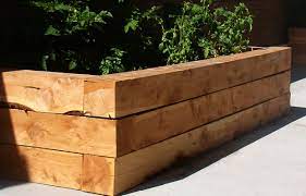 6 X6 Juniper Landscaping Timbers Make An Easy To Assemble Heavy Duty Raised Bed Diy Planters Outdoor Diy Outdoor Planter Boxes Wooden Planter Boxes Diy