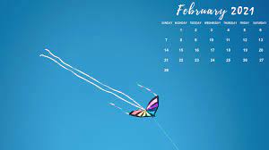 You may download these free printable 2021 calendars in pdf format. February 2021 Calendar Wallpaper Desktop Laptop Computer Background