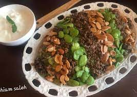 رز وفول بالصور من hiam saleh recipe black eyed peas food peas