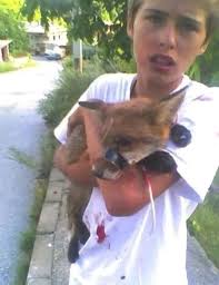 Ireland 🇮🇪 This man saved 3 wild fox cubs, today he is their father for  the rest of his life ... Respect ♥️